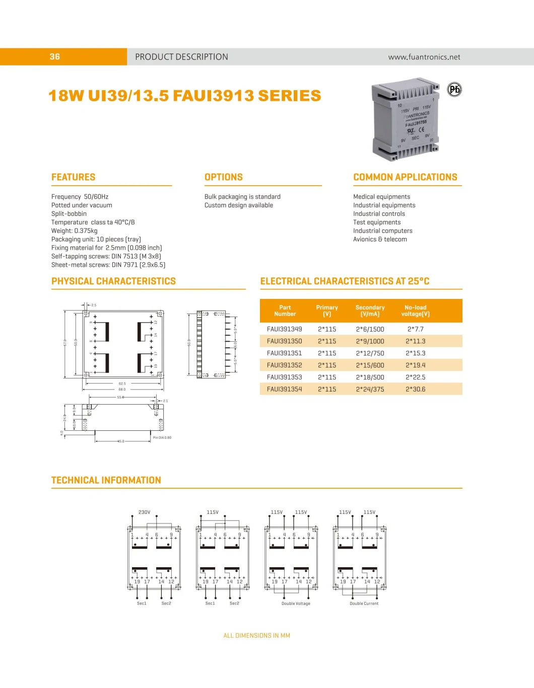 Encapsulated Transformer with High Quality Fast Delivery and Free Sample