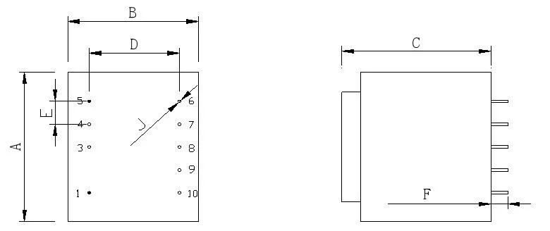 Customized Service Electric Low Frequency Encapsulated Power Resin Potting Transformer